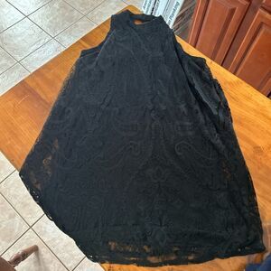 Xhilaration Black Lace Lined Sleeveless Dress. Size XL.‎